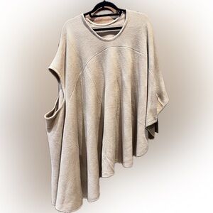 LOOK BY M Multi-Way Shawl Vest in Beige, NWT